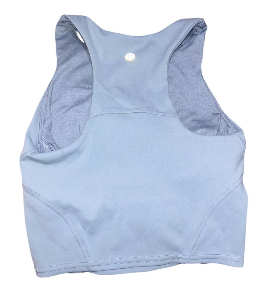 lululemon wunder under tank, powder blue size 2